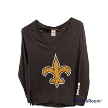 Victoria’s Secret PINK NFL New Orleans Saints Logo Long Sleeve Sz XS SAI... - £12.48 GBP