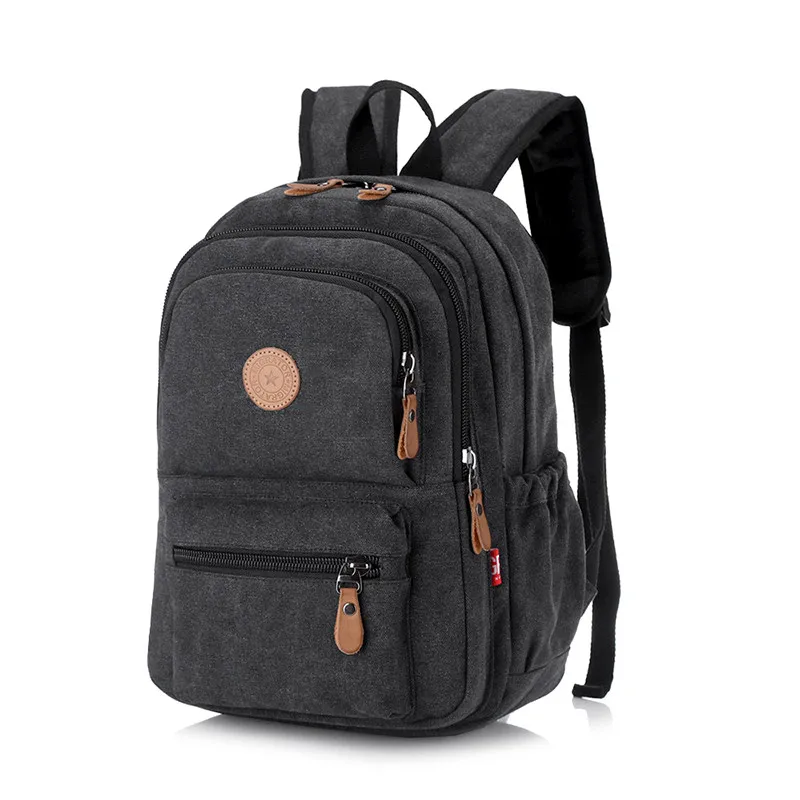 New Fashion Vintage Man&#39;s  Backpack Travel Schoolbag Male Backpacks Men Large Ca - £96.50 GBP