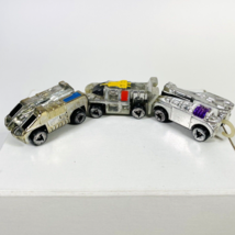 (3) Mattel Hot Wheels Crazy Classics Micro Vehicles w/ Hooks 1995 M.I. Toy Cars - £9.38 GBP