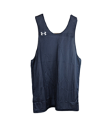 Navy Blue White Kids Reversible Sports Jersey Large (Under Armour) - $346.70 MXN