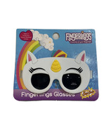 New Girls Fingerlings White Unicorn Lil&#39; Characters Sunglasses Sun-Staches - $8.42