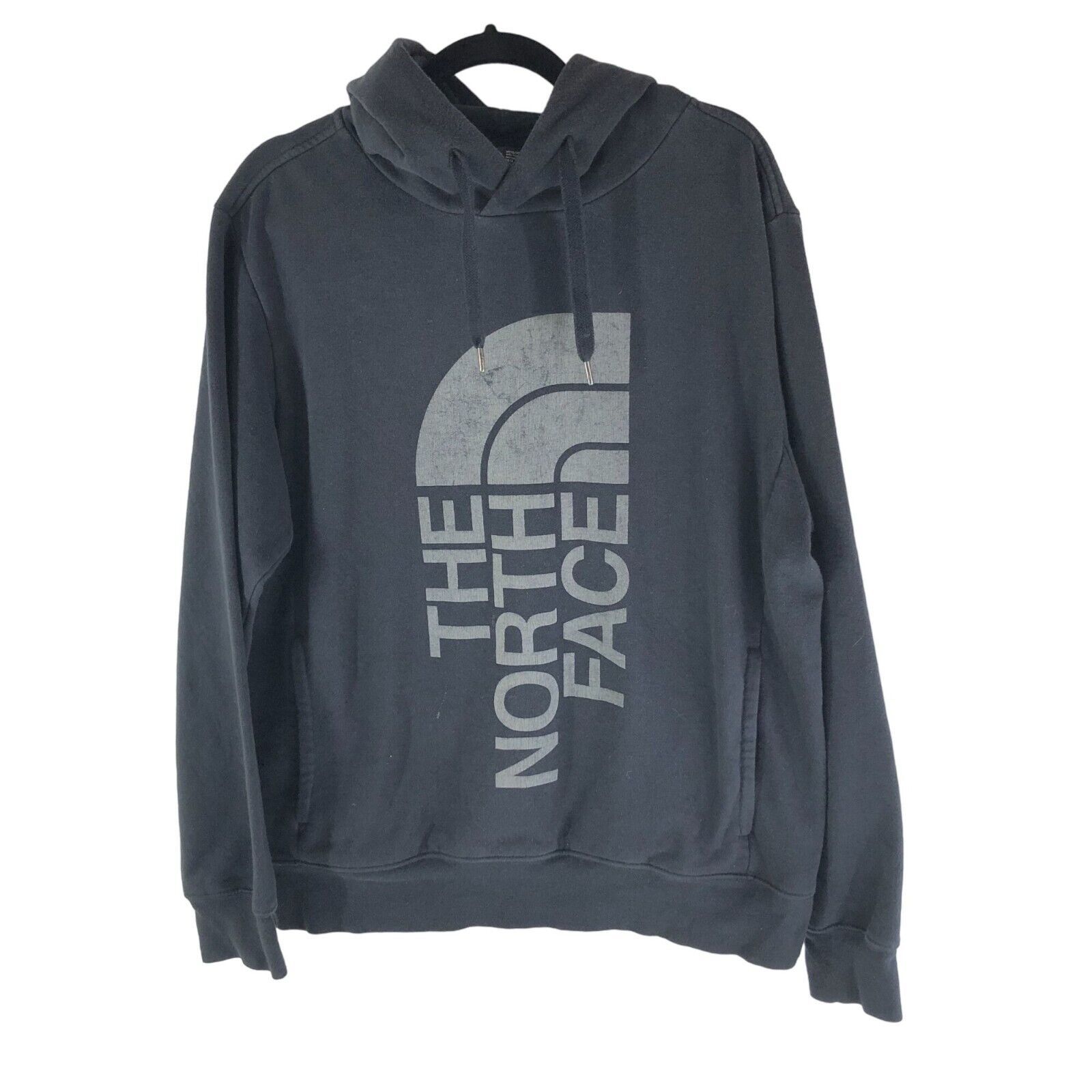 Primary image for The North Face Mens Trivert Hoodie Pullover Logo Pockets Black M