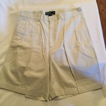 Size 33 Polo by Ralph Lauren shorts Tyler  8.5 in inseam tan chino - $16.99