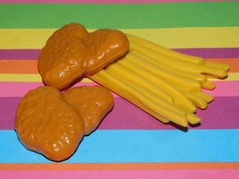 VINTAGE Fisher Price Fun with Food McDonalds Chicken McNuggets French Fries Lot - £11.93 GBP