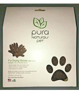 BRAND NEW SEALED PACKED Pura Naturals Pet Fur Drying Gloves, After Walk ... - $11.87
