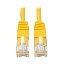 Tripp Lite By Eaton Connectivity N002-001-YW 1FT CAT5E Yellow Patch Cable Molded - £17.72 GBP