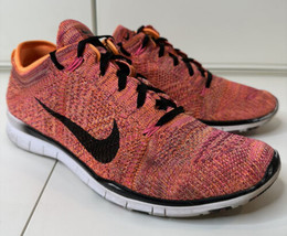 Nike Free TR Fly Knit Women’s Sz 9 Bright Citrus Pink Pow 718785-800 Run... - $24.70