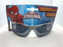Boys Kids MARVEL Spiderman Spider-man  Sunglasses Gray Silver  with blac... - £5.52 GBP