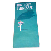 Standard American Oil Company Road Map Kentucky Tennessee Travel Vacation 1970 - £7.32 GBP