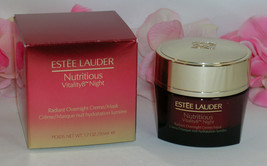 New Estee Lauder Nutritious Vitality8 Radiant Overnight Creme / Mask 1.7oz 50 ml - £20.75 GBP