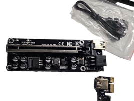 PCI-e 1x to 16x Riser Card PCE164P-N09 Graphic Extension for GPU Mining USB - £7.93 GBP