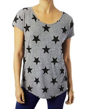 Alternative Womens Short Sleeve T-Shirt Size Medium Color Gray/Black Star - £27.10 GBP