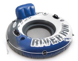 Intex River Run 1 BLUE 53inch Inflatable Floating Lake Tube 2Pack - £67.93 GBP