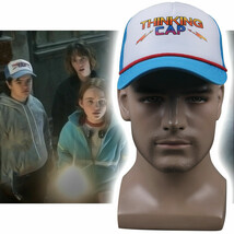 NEW 2022 Stranger Things Season 4 Dustin Thinking Cap Trucker Baseball Mesh Hat  - £23.04 GBP