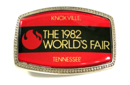 World&#39;s Fair 1982 Knoxville Tennessee Vintage Belt Buckle 3in x 2in - £6.20 GBP