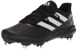 adidas Men&#39;s Adizero Afterburner 8 Baseball Shoe, Black/Team Power Red/Silver Me - £60.04 GBP