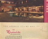 The Riverside Menu Mailer Downtown Reno Nevada 1953 Ted Lewis - £29.59 GBP