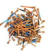 100 Pack 2-3/4&quot; Wood Golf Tees Durable 70mm Long Bright Brown Golf Acces... - $275.33 MXN