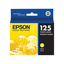 Epson T125420-S EPSON T125 DURABRITE ULTRA YELLOW INK CARTRIDGE STD CAPA... - £40.48 GBP