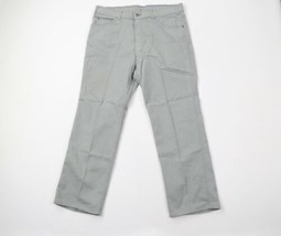 Vintage 80s Levis 530 Mens 38x29 Flared Bootcut Jeans Pants Trousers Gray USA - £55.82 GBP