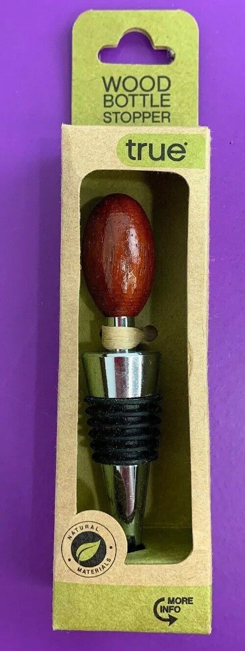 Wood Bottle Stopper true Natural Materials Style & Function - £4.40 GBP