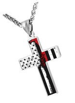 Firefighter Red Line American Flag Various Jewelry - £52.71 GBP