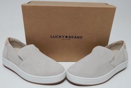 Lucky Brand Hadie Size US 6.5 M EU 37 Women&#39;s Leather Slip-On Shoes Silv... - $36.62