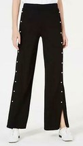 Almost Famous Juniors Faux Pearl-Trimmed Wide-Leg Pants, Size XS - £12.46 GBP