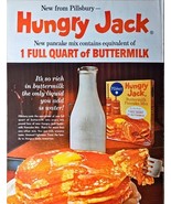 Hungry Jack 1 full quart of buttermilk 1962 Vintage print ad - $9.93