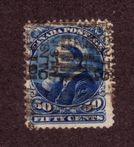 Canada - SC#47 used - 50 cent Queen Victoria Small Queen issue (2) - £6.88 GBP