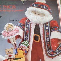 Daisy Kingdom Saint Nick Santa Bag of Goodies Toys Craft Sewing Kit VTG Figure - £19.12 GBP