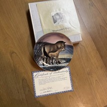 Collector Plate Last of Their Kind The Endangered Species Przewalski&#39;s H... - $353.22 MXN