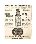 Brown&#39;s French Dressing 1894 Advertisement Victorian Paris Exhibition AD... - $27.33 CAD