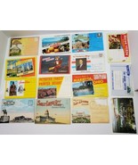 Huge Fold Out Souvenir Postcard Folder Booklet Mixed Lot of 15 VA TX SLC... - €42,00 EUR