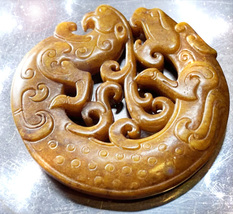 HAUNTED CARVED ASIAN DRAGON AMULET ILLUMINATI FORTUNE ADVANCED MAGICK SCHOLARS  image 2