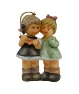 1999 Berta Hummel Christmas CHRISTMAS WHISPERS Girl Friendship Ornament ... - $244.23 MXN