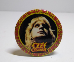 Ozzy Osbourne Vintage 1983 Badge Button Up Pinback Pin Heavy Metal Rock Music - $19.80