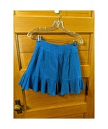 Old Navy Tiered Skirt Blue Size S Small Ruffles A Line Crinkle Girls - £10.20 GBP