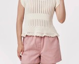 Another Love Naomi Crochet Sweater Top Size S - $76.56 CAD