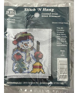 NeedleMagic Inc. Counted Cross Stitch Ornament (Snowman) *NEW* ff1 - $165.56 MXN