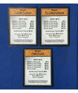 GAME OF THRONES  MONOPOLY 2018  Replacement Pieces: 3 Property Mortgage ... - $3.33