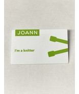 JoAnn Fabric Store Employee Name Tag I&#39;m a Knitter Crafter - $19.79