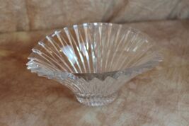 Rare Mikasa Excelsior Flair Heavy Crystal Brilliant Slovenia Bowl DH3016 - $53.53 CAD