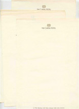 The Capital Hotel Little Rock Arkansas 4 Sheets of Stationery A Lincoln ... - $17.82