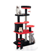 Gothic Cat Tree with Cat Bed Cat Condo and Sisal Scratching Post - $1,928.61 MXN