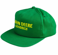 John Deere Goodrich Cap Green Hat Snapback K Products Farmer Baseball Style NWOT - $9.99