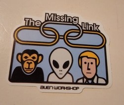 Sticker Decal Vinyl Laptop Binder Cup Car 3&quot; AWS The Missing Link Alien ... - $9.21