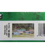 Bachmann 45612 O Plasticville Trailer Park w/ 3 Trailers BOXED SEALED MI... - $35.00