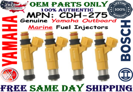 OEM NEW x4 MARINE Fuel Injectors for 2004 and later Yamaha Outboard F150 4stroke - £150.71 GBP