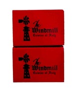 The Windmill Restaurant Vintage Box Matches Lot Of 2 The Barnyard Carmel... - $366.58 MXN